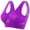 Purple-c, variant on 2025 Womens Sports Bra Lightweight Sports Bras for Women Seamless Wirefree Breathable Yoga Mesh Sports Bra Comfort Sleep Bra Woman Bras Workout Running