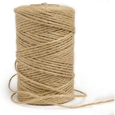 100M Jute Twine, Garden Twine, Natural Jute Rope, Arts Crafts Twine, for Gardening, Home Decor, Gift Wrapping, Creative Arts