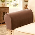 thumbnail image 2 of Sentmoon Office Chair Arm Covers Sofa Arm Covers Elastic Sofa Armrest Covers Thickened and Protective Covers for Home Furnishings Casual Solid Color Armrest Covers Sofa Decorations, 2 of 7