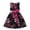 Pink, variant on Girls Dresses Butterfly Print Sleeveless Casual Dress for Toddler Kids Girls Stylish Flowy Dresses with Bow Belt Toddler Dress Pink 5 Years-6 Years