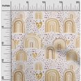 thumbnail image 2 of oneOone Rayon Gamboge Yellow Fabric Kawai Craft Projects Decor Fabric Printed By The Yard 56 Inch Wide, 2 of 5