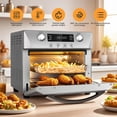 thumbnail image 3 of CUSIMAX 24QT 10-in-1 Air Fryer Oven - Convection, Rotisserie, Dehydrator, Silver Finish with Abundant Accessories, 3 of 6
