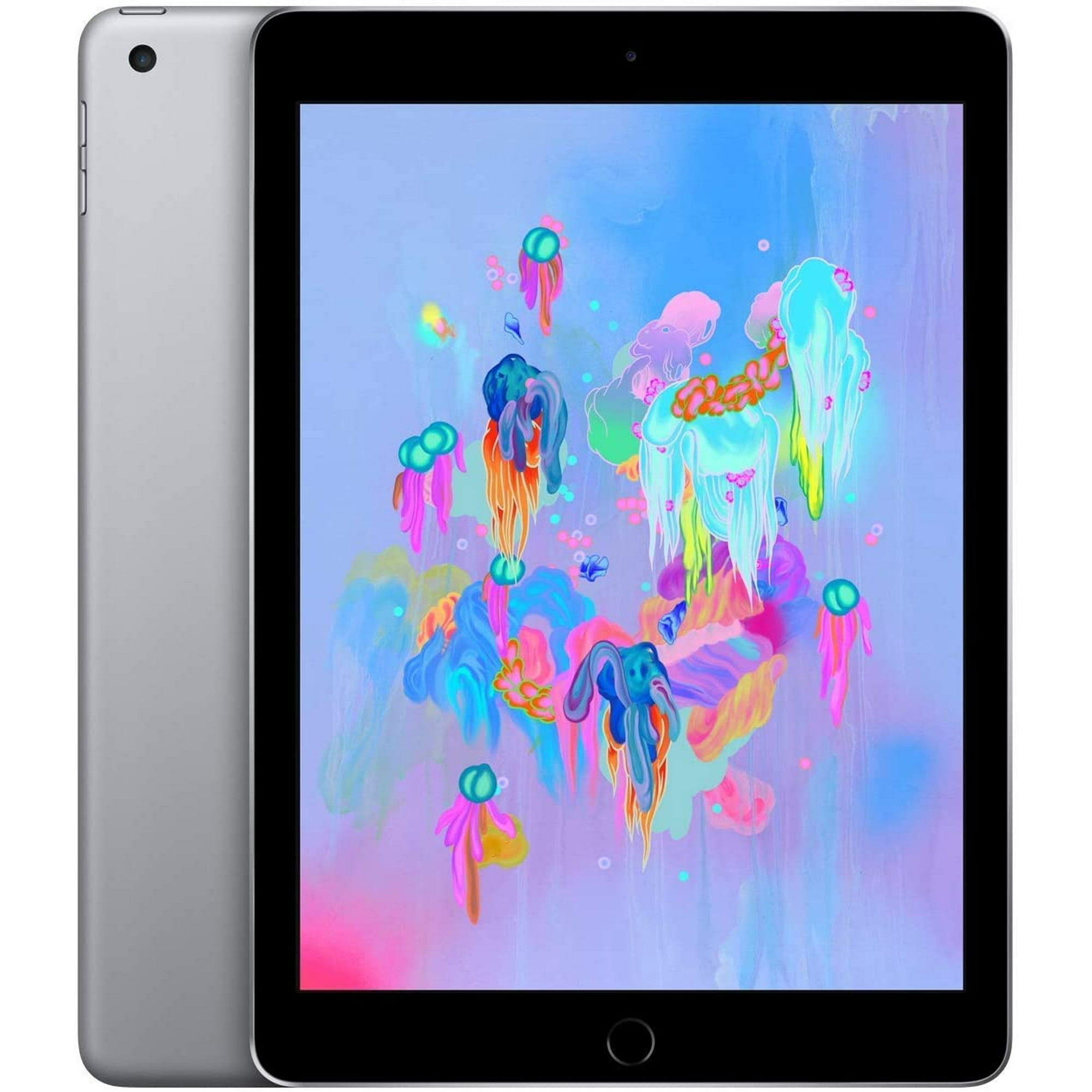Restored Apple iPad 6 - WiFi Only -Space Gray - 32GB (Refurbished)