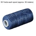 thumbnail image 2 of Unique Bargains Dark Blue Polyester Waxed Leather Sewing Thread, 55 Yards, 2 of 6