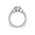 thumbnail image 2 of 0.80 Carat Excellent Round Cut Natural Diamond Three Stone Beautiful Ring for Girls Solid 18K White Gold Size 11.5, 2 of 8