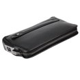 thumbnail image 3 of Fipilock FL-V1 Men Zipper Leather Wallet Smart Fingerprint Security Anti Theft Handbag Black, 3 of 14