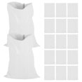 thumbnail image 1 of HAMPPLIES 20Pcs Heavy Duty White Sand Bags for Flooding and Construction Reusable Polypropylene Material, 1 of 8