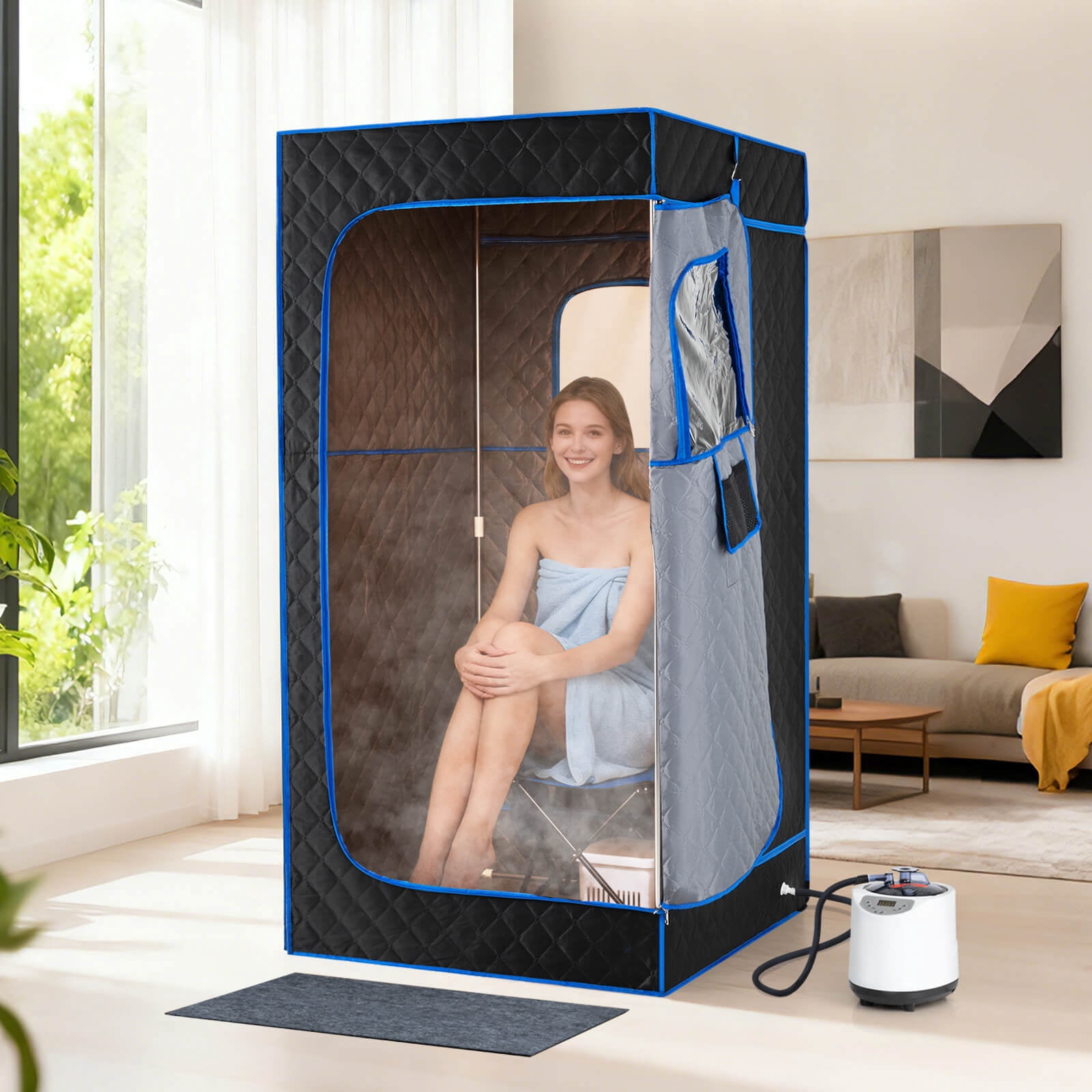 未使用x5◎AIVEL STEAM PACK 300g 平成美研 6本セット Costway Portable Steam Sauna Box, Extra-Large 35