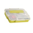 thumbnail image 4 of Lunch Box Stainless Steel Leak-Proof Food Case Heat Insulation Box Portable Food Meal Storage Container, Fruit Green, L, 4 of 8