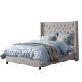 thumbnail image 1 of Fairfield King Bed with Tufted and Winged Headboard, 1 of 9