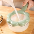 thumbnail image 4 of PEONAVET Kitchen Net Funnel Reusable Coffee Kitchen-Fine Nylon Mesh Strainer Filter Spoon Household Mesh Sieve for Soy Milk Coffee Yogurt Milk Filte, 4 of 6