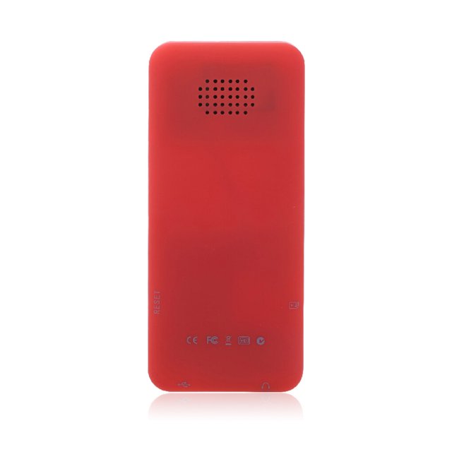 Lecteurs de Musique MP4 Externes Compatibles Bluetooth Livre Électronique Enregistreur Vocal Électronique de Remplacement pour Windows XP/VISTA/Windows 8 Rouge 32G
