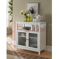 thumbnail image 2 of K&B Furniture K06 K06 White Wood Kitchen Storage Cabinet, 2 of 5