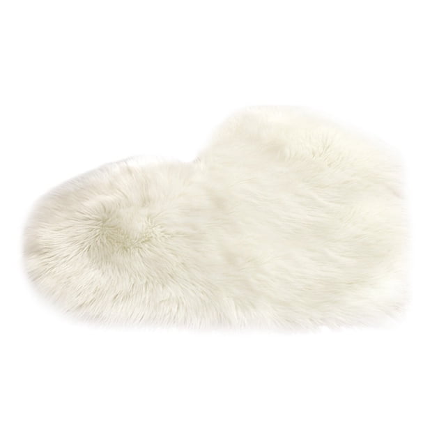 UsRHHA Faux Sheepskin Area Rugs, Non-Slip Bedroom Carpet Mats, Soft Floor Decor Rugs