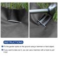 thumbnail image 4 of Unique Bargains 4' U Shape Garden Landscape Staples Galvanized Silver Tone (20 Pack), 4 of 5