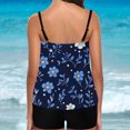 thumbnail image 2 of UPPADA Womens 2 Piece Tankinis Swimsuit Floral Print Tank Swim Top with Bottom Spaghetti Straps 2pc Tummy Control Bathing Suits Modest Swimwear Plus Size Tankini Multicolor,S, 2 of 3