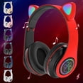 thumbnail image 4 of Meitianfacai Cat Ear Headphones with Microphone, LED Light Up Over Ear Headphones, Volume Control and Foldable Headset for Tablet/PC/iPad/Cell Phones, Gift for Kids Boys & Girls, 4 of 4