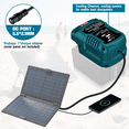 thumbnail image 3 of Solar Charger Adapter for Bosch 18V PBA PST PSB PSR Battery,Portable,Outdoor Work,Camping, 3 of 6