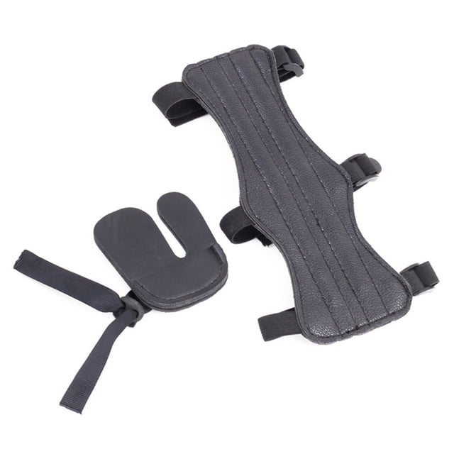 MasteelfCA 1 Set of Professional Arm Guard Portable Finger Protector Convenient Archery Equipment