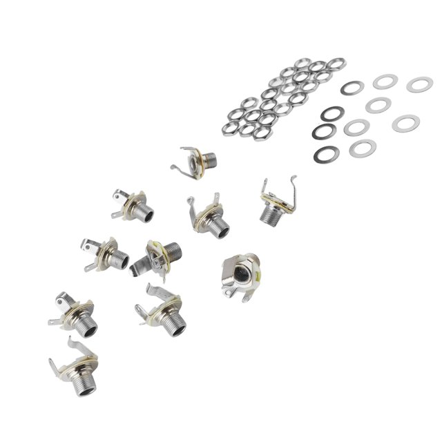 Guitar Jack,10 Set Guitar Jack Electric Guitar Socket Guitar Jack Remarkable Clarity