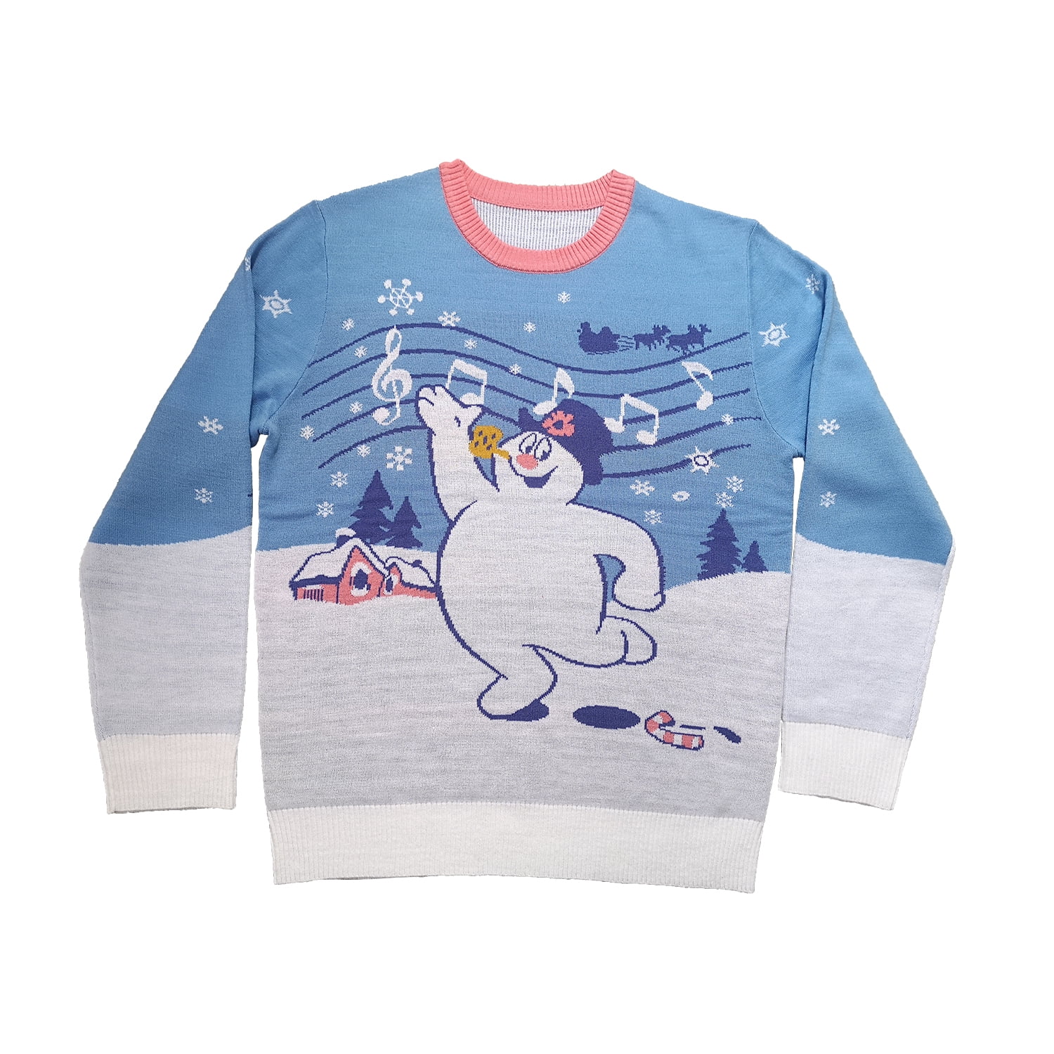 Frosty the Snowman Dancing Music Ugly Christmas Sweater