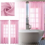 Create A Cozy Atmosphere With Our Solid Color Semi Sheer Window Curtains – Versatile & Fashionable! 4ft Long Curtains Shower Liner Curtain Curtain for Living Room Bathroom Shower Curtain 8 Curtains