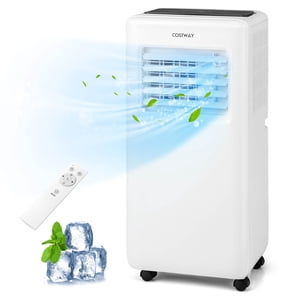 Costway 8000 BTU portatif Air Conditionneur 3 en 1 Air Refroidisseur avec ventilateur & Déshumidificateur 5000 BTU(8000BTU ASHRAE)
