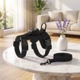 thumbnail image 4 of Escape Proof Reflective Cat Harness and Leash Set with GPS Tracker Pouch for Small Cats, 4 of 8