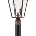 thumbnail image 2 of Hinkley Canada 2561OZ-LL 2-Light LED Outdoor Post Light Fixture Bronze 20", 2 of 2