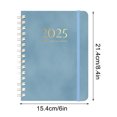 thumbnail image 2 of Meitianfacai Coil Planner 2025 Weekly Planner Diary A5 Taped Notebook Book, Blue, 2 of 6