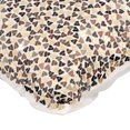 thumbnail image 2 of Decorative Pillow Covers, Decorative Pillow Covers 20x20 inch (50x50 cm) Ivory, Silk Throw Pillow Covers, Handmade Pillow Covers, Geometric Pillow Covers, Modern - Metallic Fusion, 2 of 2