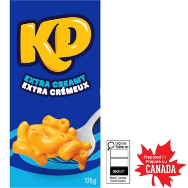 Kraft Dinner Extra Creamy Macaroni and Cheese Dinner, 175g Box