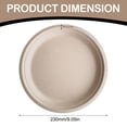 thumbnail image 3 of 1PC Stainless Steel Cutlery Set Compostable Paper Plates Heavy Duty 60 Pack Biodegradable Disposable Plates Disposable Dinner Plates Made Of Natural Sugarcane Wheat ，Microwave Table Chargers, 3 of 9