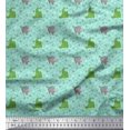 thumbnail image 1 of Soimoi Silk Fabric Geometric Shapes,Crocodile & Rhinoceros Kids Decor Fabric Printed Yard 42 Inch Wide, 1 of 3