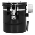 thumbnail image 1 of Coffee Beans Jar, 1.5L Airtight Container With Exhaust Valve Spoon For Storage Coffee Beans For Home Kitchen Black, 1 of 8