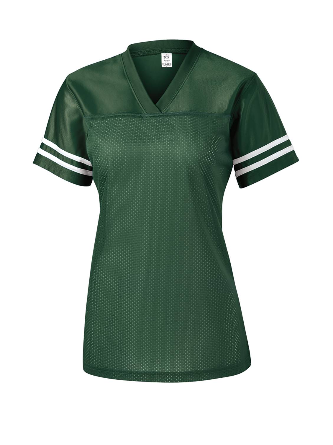 Gravity Threads Chemise Réplique pour Femmes - Vert Forêt/blanc - Moyen