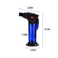 thumbnail image 3 of EARKITY Torch Lighters, Butane Refillable Lighter, Windproof Torch Lighter, Mini Butane Torch Lighter, Portable Butane Torch for Candle Fireplace Camping Baking Culinary Soldering Cooking BBQ Grill, 3 of 5
