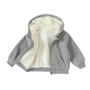 TBWNWG Manteau et Veste d'Hiver Chauds pour Filles, Cardigan à Capuchon Uni à la Mode pour Enfants, pour Garçons et Filles, Manteau de Style Occidental Stylé, Tailles 6-7 Ans