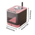 thumbnail image 3 of Litière pour Chat Fermée avec Couvercle Amovible et Plateau pour Intérieur, Design avec Poignée de Transport Pratique, 3 of 3