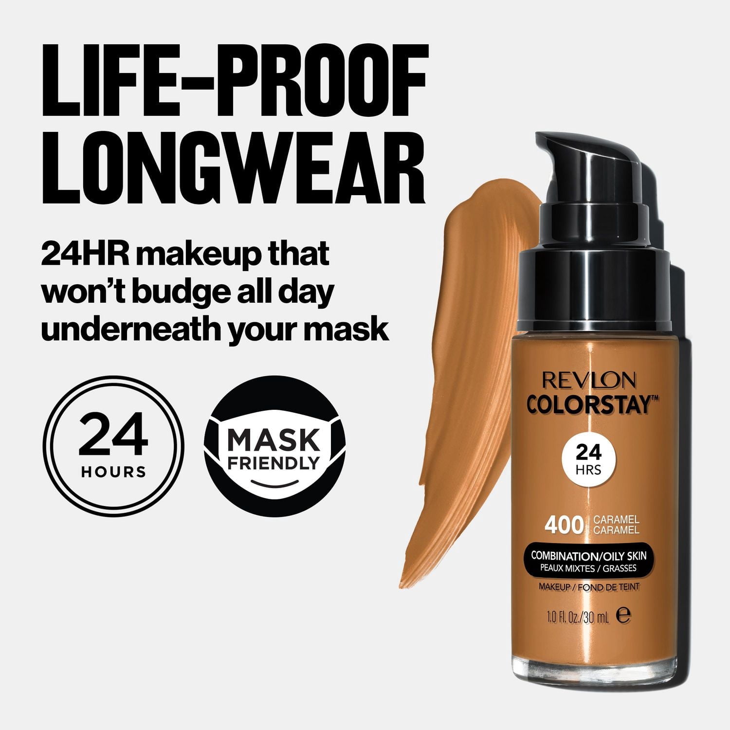 Fond de teint longue tenue pour peaux mixtes à grasses Revlon ColorStay™, FPS 15