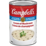 Campbell's® Condensed 40% Less Salt Cream of Mushroom Soup, Shelf Stable