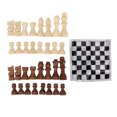 thumbnail image 2 of Pièces d'Échecs Remplacement, 32 Pièces Pièces d'Échecs Seulement Taille Modérée Plus Lisse Cadeau Idéal pour la Réunion de Famille pour les Professionnels, 2 of 8