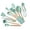Green, variant on Birdeem Wooden Handle Silicone Kitchenware Set 14 Piece Round Barrel Set Non Stick Pot Cooking Spoon Kitchen Tools