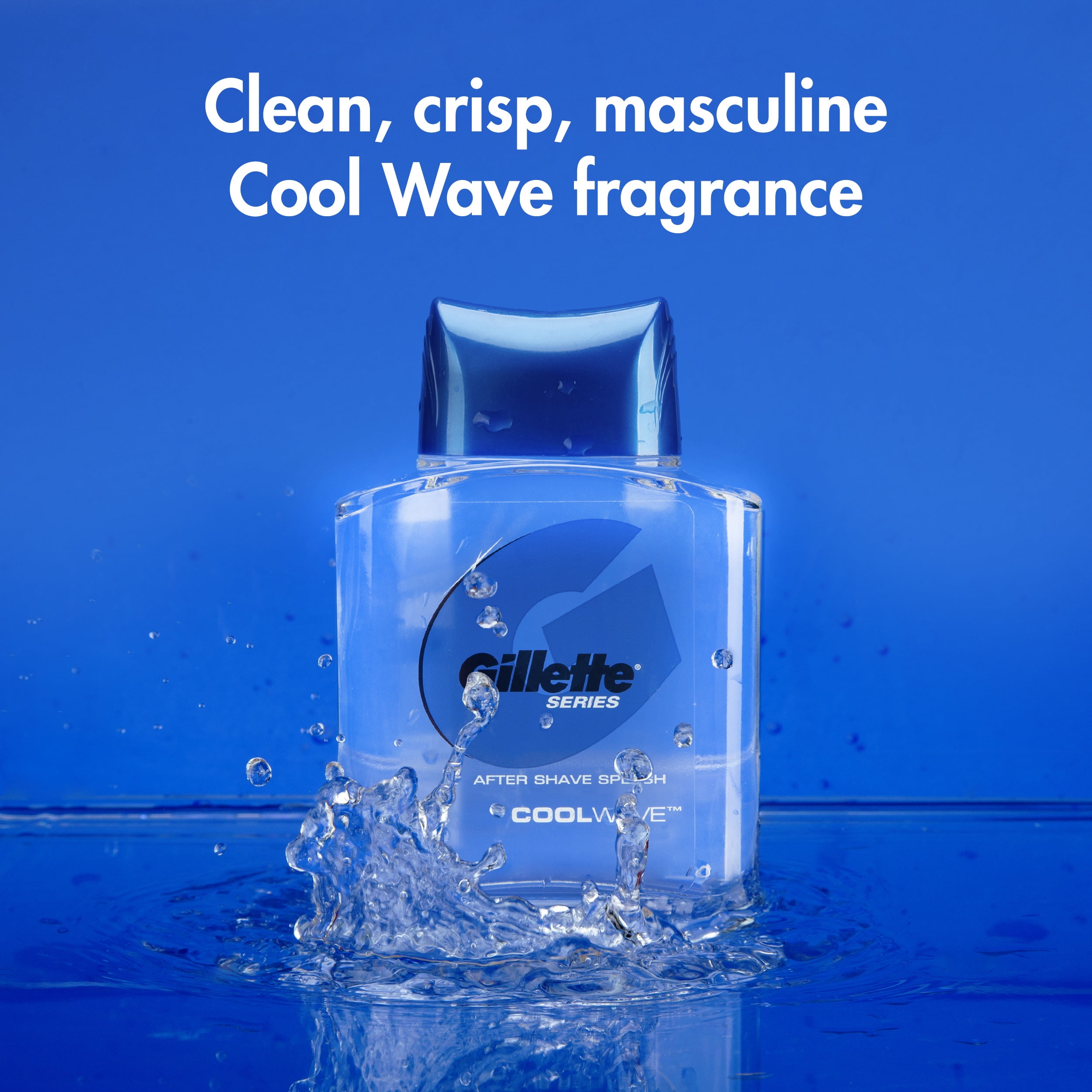Gillette Series Lotion après-Rasage pour Hommes, Rafraîchit et Hydrate, Parfum Vague Fraîche