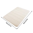 thumbnail image 3 of Wzzjkit Memory Foam Bathroom Rugs, Soft Comfortable Bath Mat Non-Slip Kitchen Rugs for Bedroom Floor Shower Rug Decor Thick Dry Quickly Absorbent Water Bathroom Mat, 3 of 4