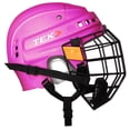 thumbnail image 2 of V3.0 Powertek Pink Helmet with Cage - SR Medium, 2 of 8