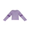 thumbnail image 4 of Pull pour Femmes Manches Longues Col Tricoté Cœur Ample Fête de Rue Chemise Décontractée Rose TG, 4 of 5