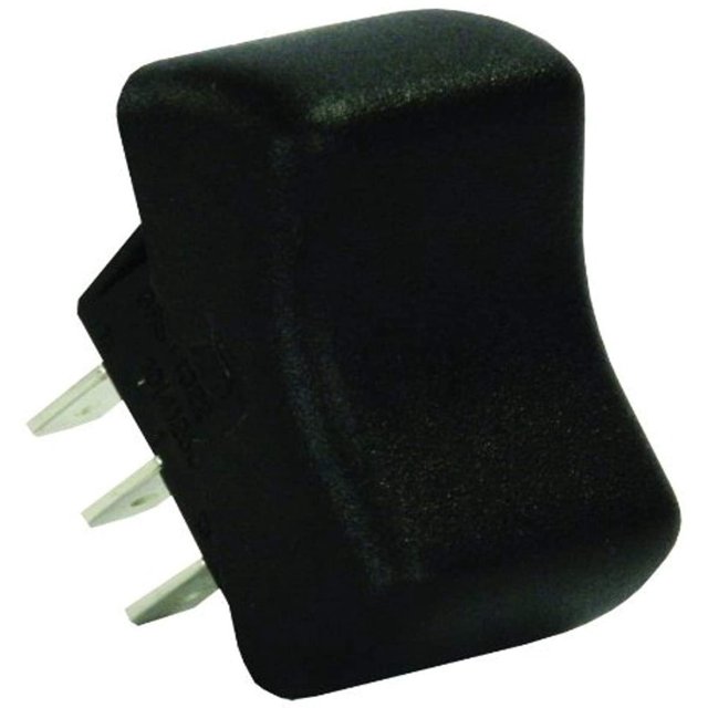 JR Products 13095 Black SPDT On/On Switch