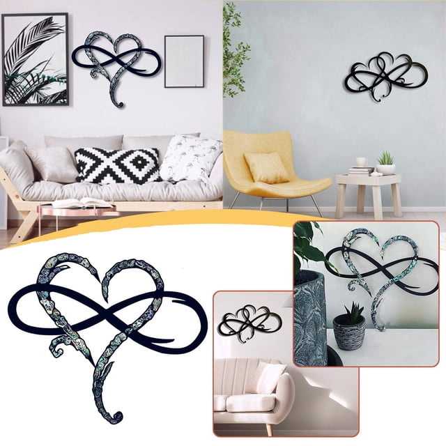 Harpily Home Decor Heart Wall Decoration Steel Wall Decor Metal Wal Personalized