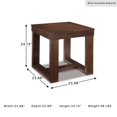 thumbnail image 3 of Signature Design by Ashley Watson Square End Table in Dark Brown, 3 of 11